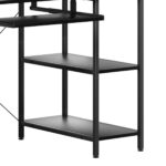 Office Gaming Computer Desk Black - Image 4