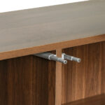Buffet Sideboard Storage Cabinet Walnut - Image 5