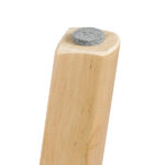 Dining Table Round Rubberwood Base 100cm White 100 CM - Image 5