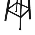 2x Bar Stool Kitchen Wooden Metal - Image 5