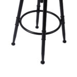 2x Bar Stool Kitchen Wooden PU - Image 5