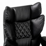 Gaming Office Chair High Back PU Leather Black - Image 6