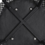 2x Dining Chairs Kitchen Cafe Black and White - Image 6