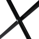 2Pcs Camping Chairs Folding Arm Black - Image 6