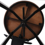 2x Bar Stool Kitchen Wooden Metal - Image 6