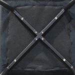 Dining Chairs x 4 Padded Seat Soft Velvet - Image 6