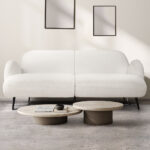 Cloud Sofa 3 Seater Sherpa Fleece White - Image 7